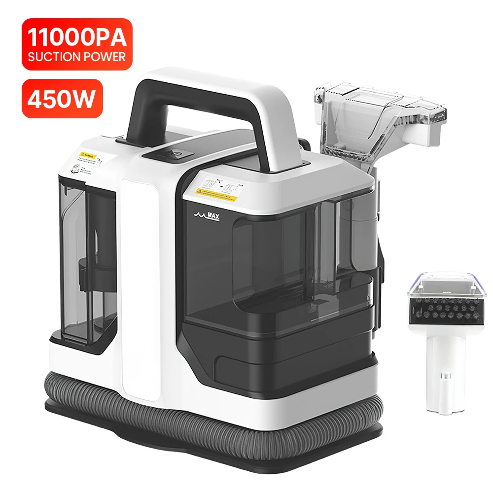 Draagbare Tapijtreiniger Machine 750W 15KPA Multifunctionele Handheld Mijt Remover Sofa Tapijt Natte Cleaner voor Sofa Autostoel