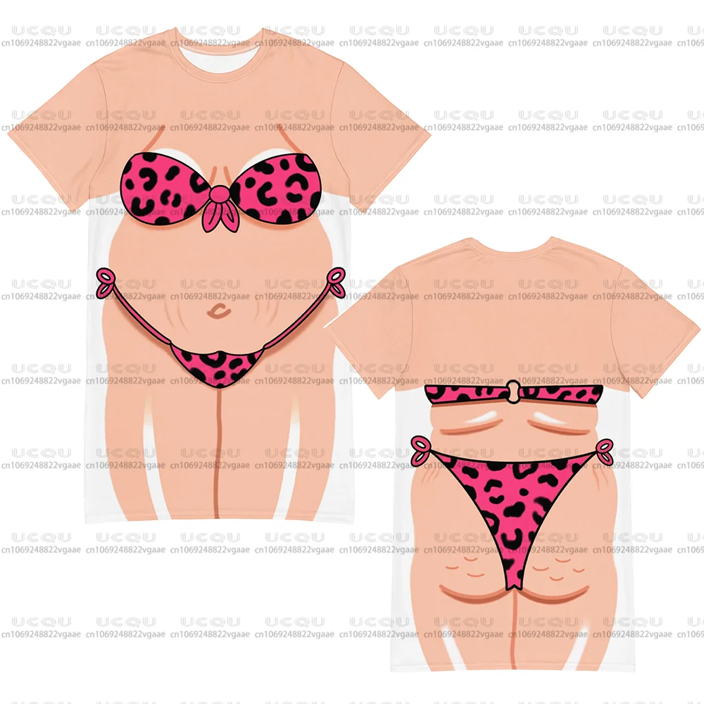 Bride Bikini T-Shirt Dress Costume Fun Loungewear Unique Gift Showgirl Top Tee Fun Loungewear Cosplay Skirt Party Hawaii 2026