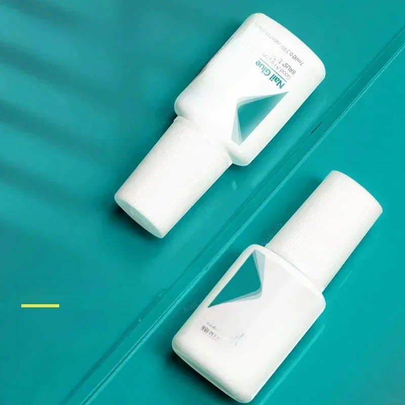 Nailpop – colle à ongles à séchage rapide avec brosse, 2 pièces, décoration acrylique à paillettes, accessoires de manucure