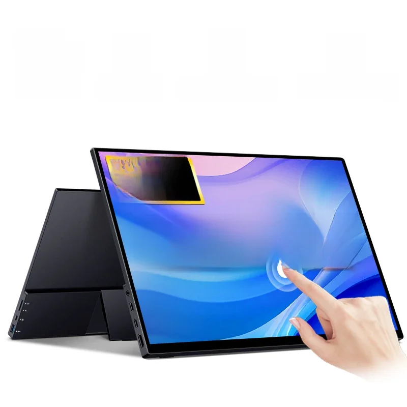 16 Zoll 4K OLED tragbarer Monitor Touchscreen 16:10 3840*2400p 500Nits Metall schmale Lünette externer Monitor für PS5 Switch Laptop
