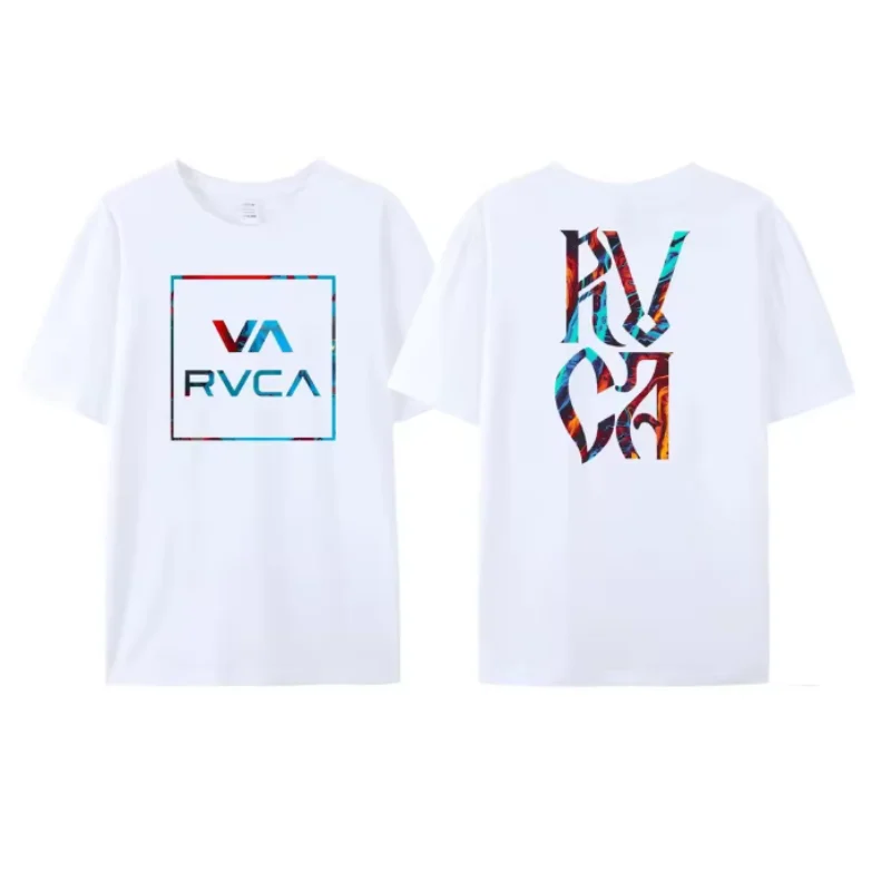 100% Baumwolle RVCA T Shirt Männer Frauen DIE BALANCE OF OPPOSITES T T-shirt Übergroßen Kurzarm Design Marke T-shirt Top