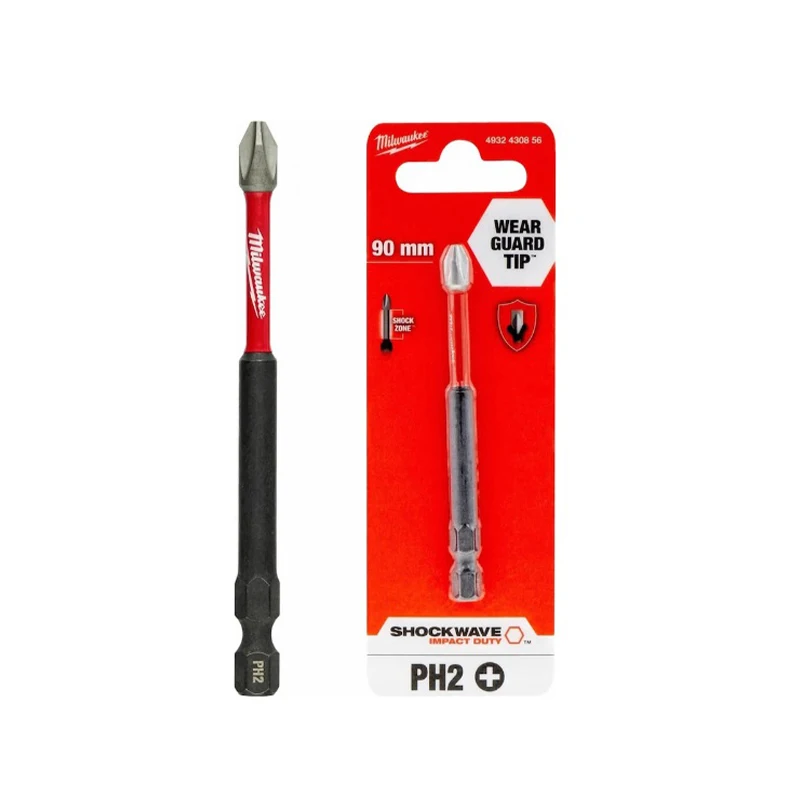 

Milwaukee Ph2 90mm 1 Piece Screwdriver Bits Set Cordless Drill Equipment Magnetic Screw Bit Hand Tools