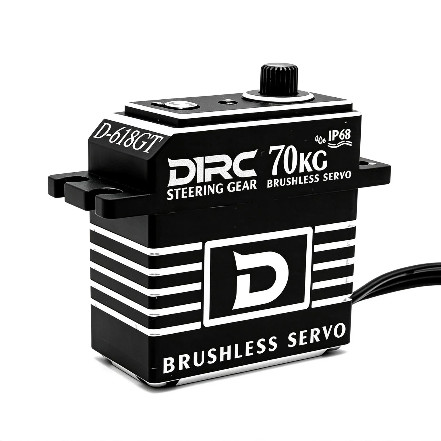 D1RC 9350F Magnetic Induction Brushless Servo 70KG IP68 Waterproof Digital Servo for RC Crawler Monster Truck Trailer