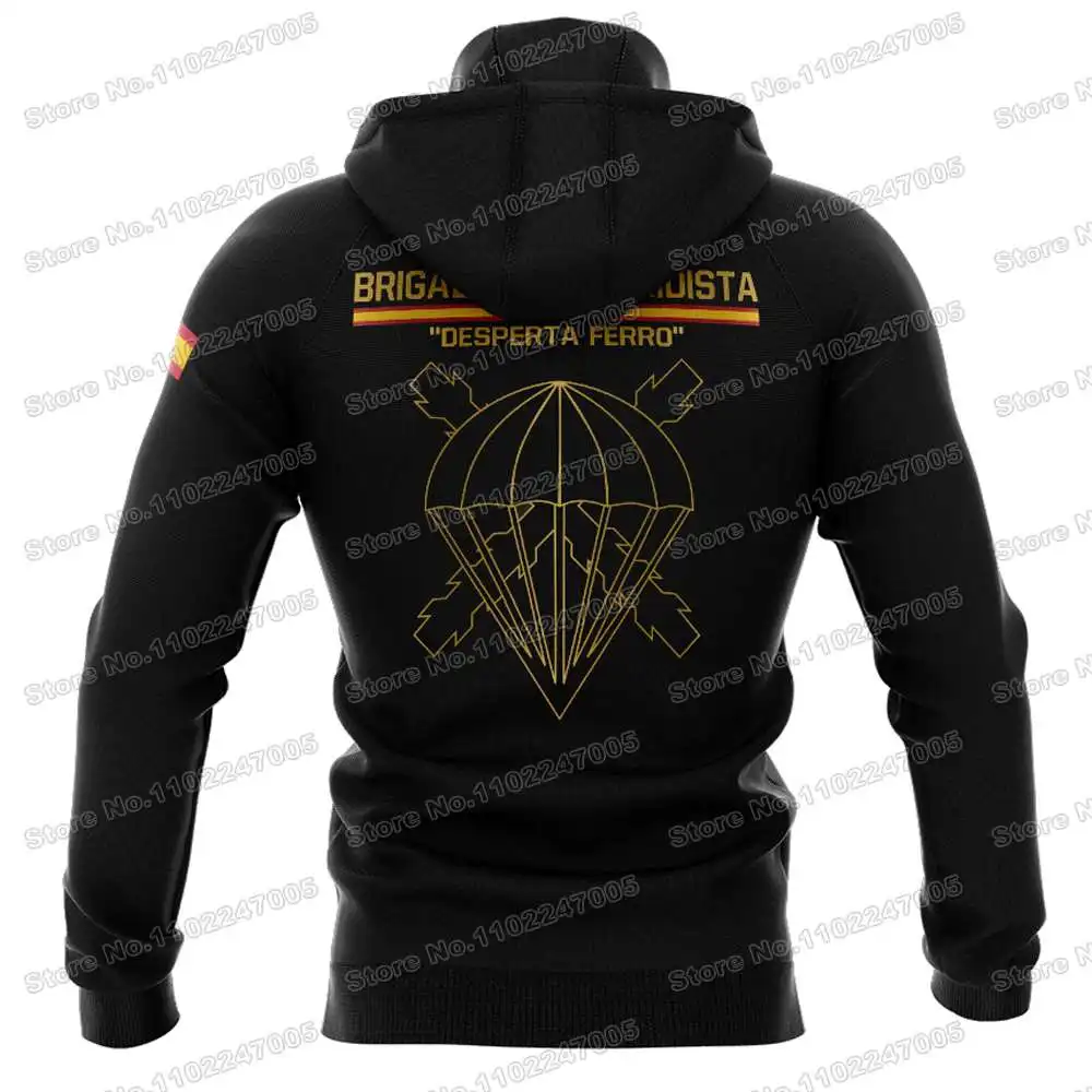 2023 Spain BRIPAC Hoodie Spanish Land Army Sweatshirt Men Tracksuit Streetwear Winter Casual Pullover Jackets Unisex Sportscoats