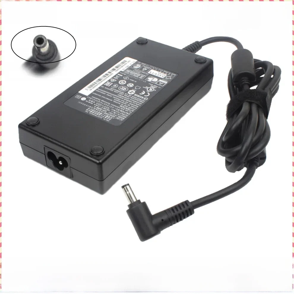 Oryginalna zasilacz do laptopa ładowarka AC 180W 19.5V 9.23A 5.5*2.5MM dla MSI GS63 GS65 GS66 GS73VR GF65 GS43VR 7RE MS-16Q2 A15-180P1A — zdjęcie 2
