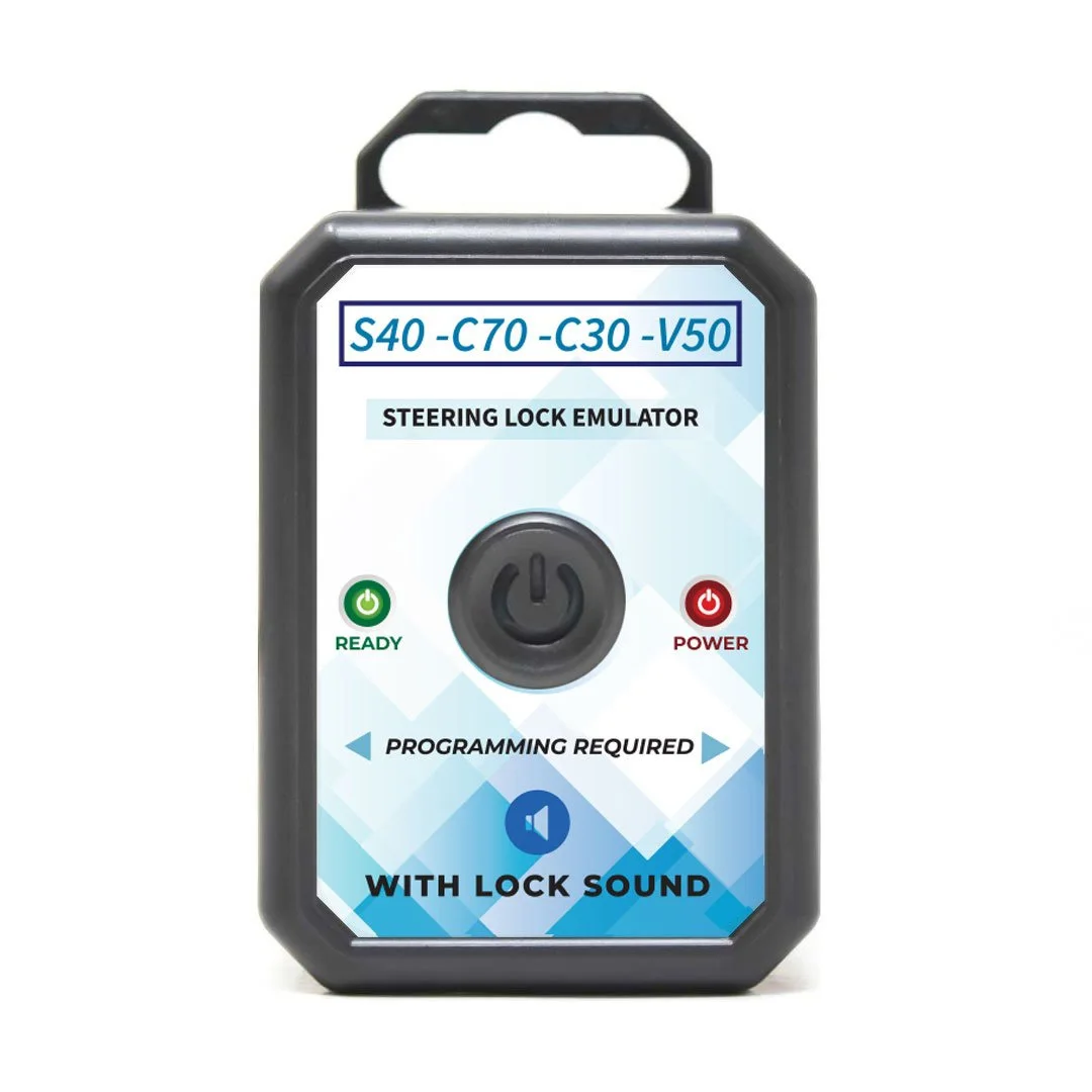Steering Lock Emulator Simulator For Volvo S40 C70 C30 V50 With  Lock Sound Plug and Play No Need Programming