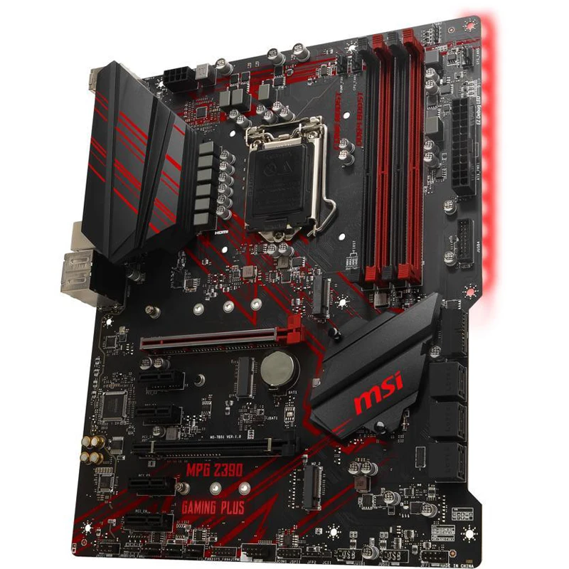 Imagem -04 - Msi-mpg Z390 Gaming Plus Placa-mãe Lga 1151 com Intel Z390 Sata gb s Atx