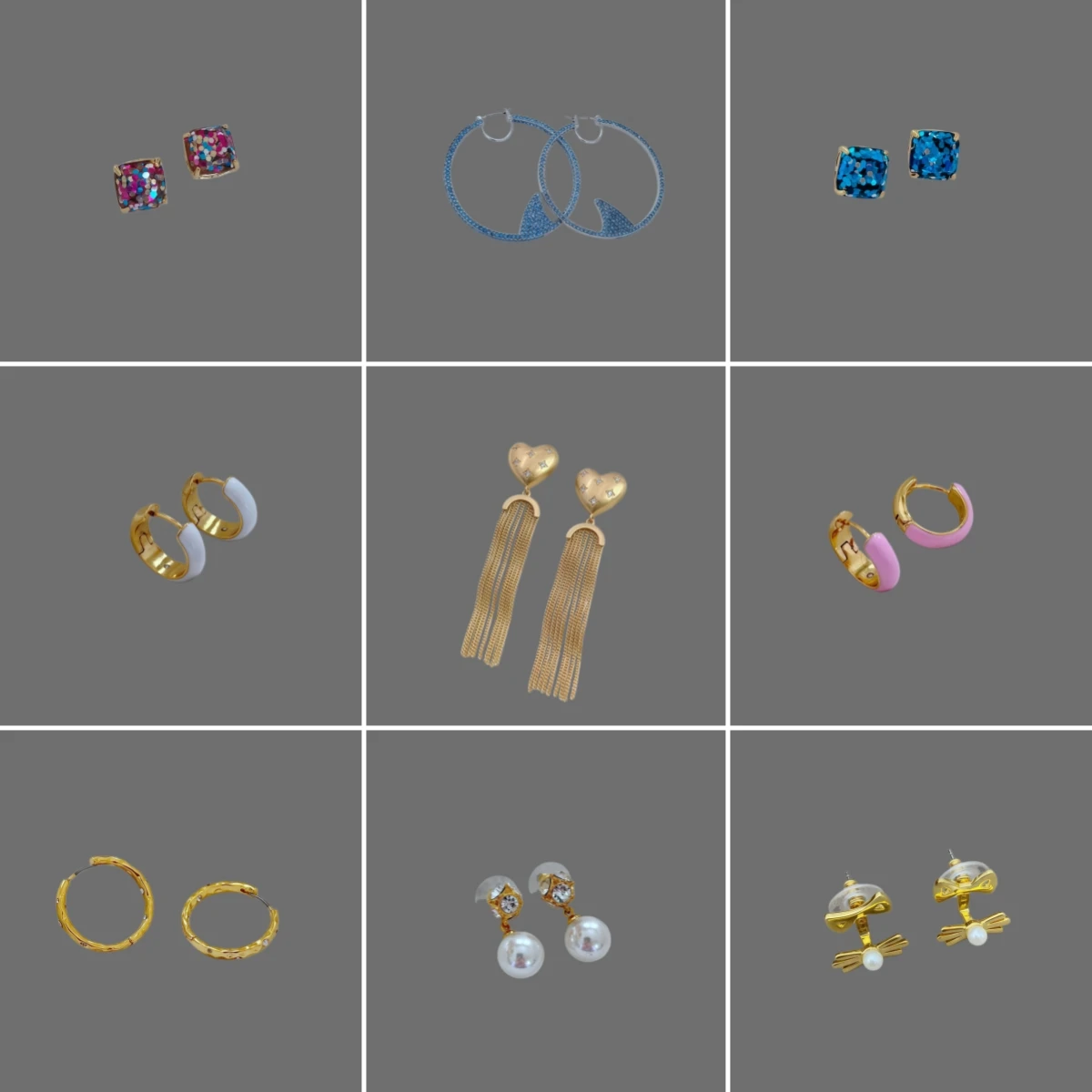 

Kate Style 18K Gold Filled Stud Earrings For Women With Card Nature Pearl Jewelry Birthday Christmas Gift