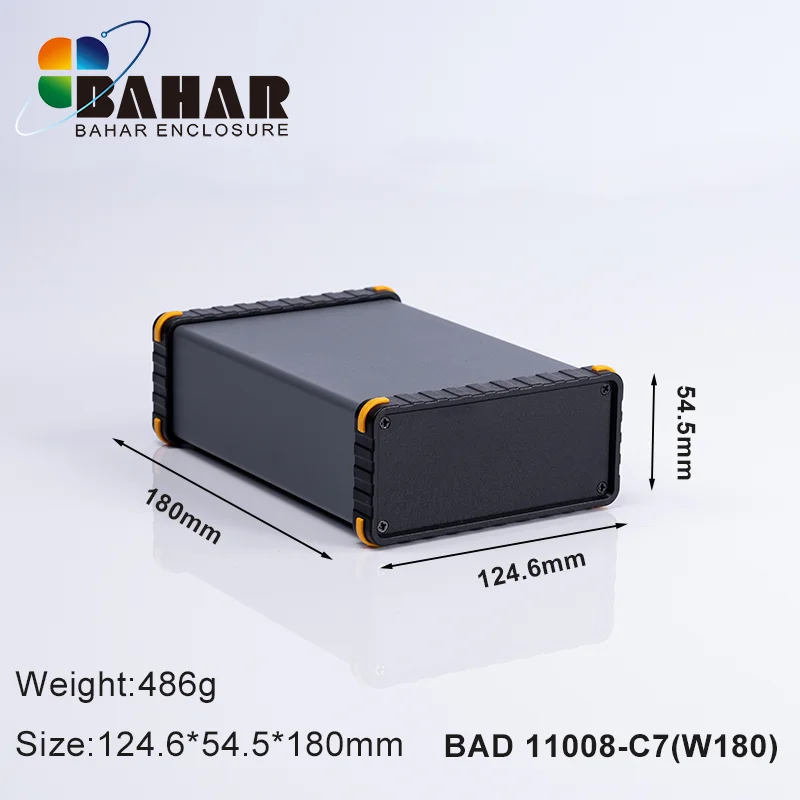Bahar Enclosure Aluminum Case for Wire Junction Box Instrument Shell Battery BAD 11008 industry electrical measuring equipment