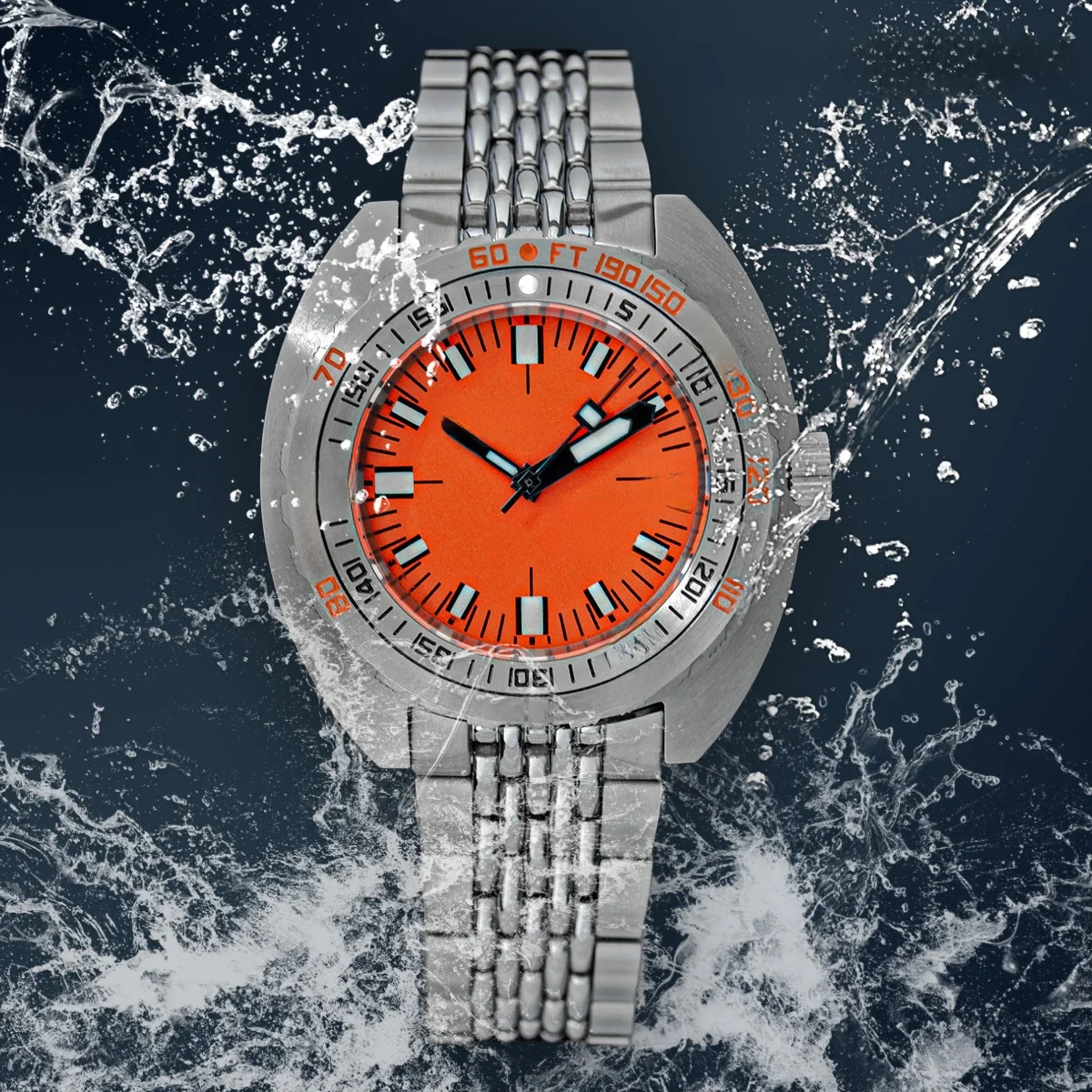 Top Marke Taucher Uhr Männer SUB300T Automatische Mechanische Sapphire Glas Leucht Datum 200m Drehen Armband Seestern Armbanduhr Retro V2