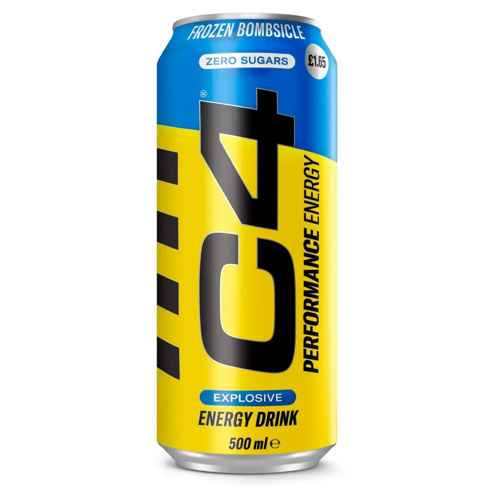 C4 Performance Energy Drinks Frozen Bombsicle 12 x 500ml