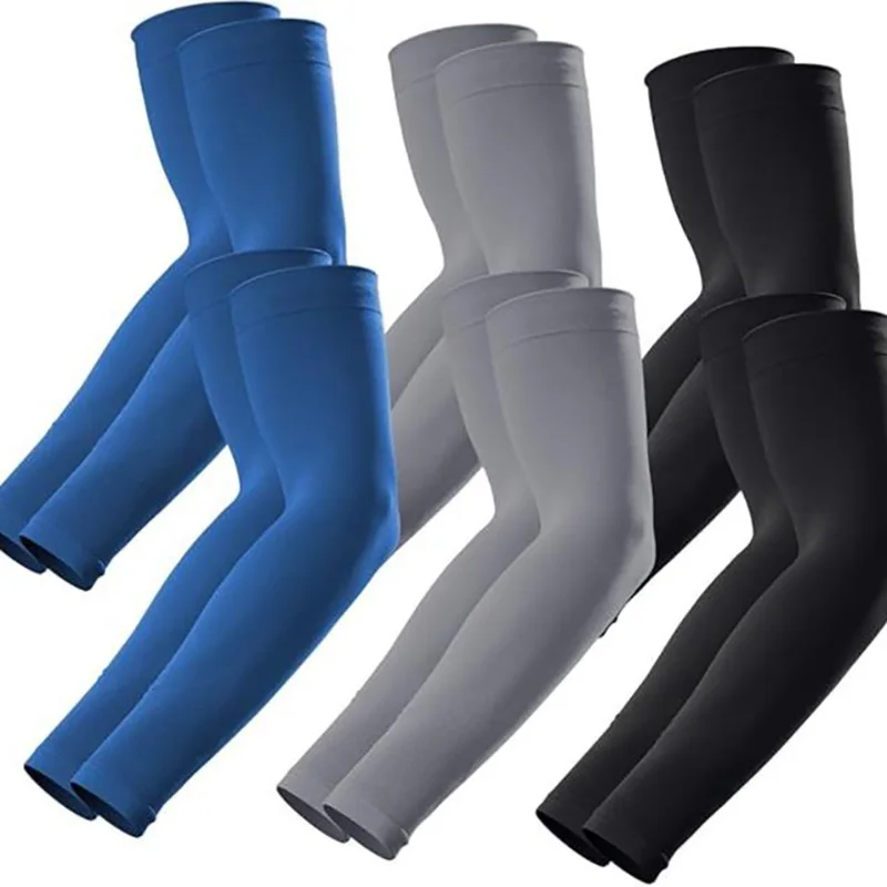 

12 шт./6 пар охлаждающих нарукавников, защитных компрессионных нарукавников для садоводства, бега, езды на велосипеде, работы