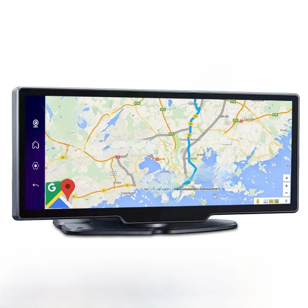 11 Inch 4G Car Dashboard Recorder DVR GPS Navigation Android 8.1 HD 1080P Video DVR WiFi Dual Camera Auto 24 Hours Monitor