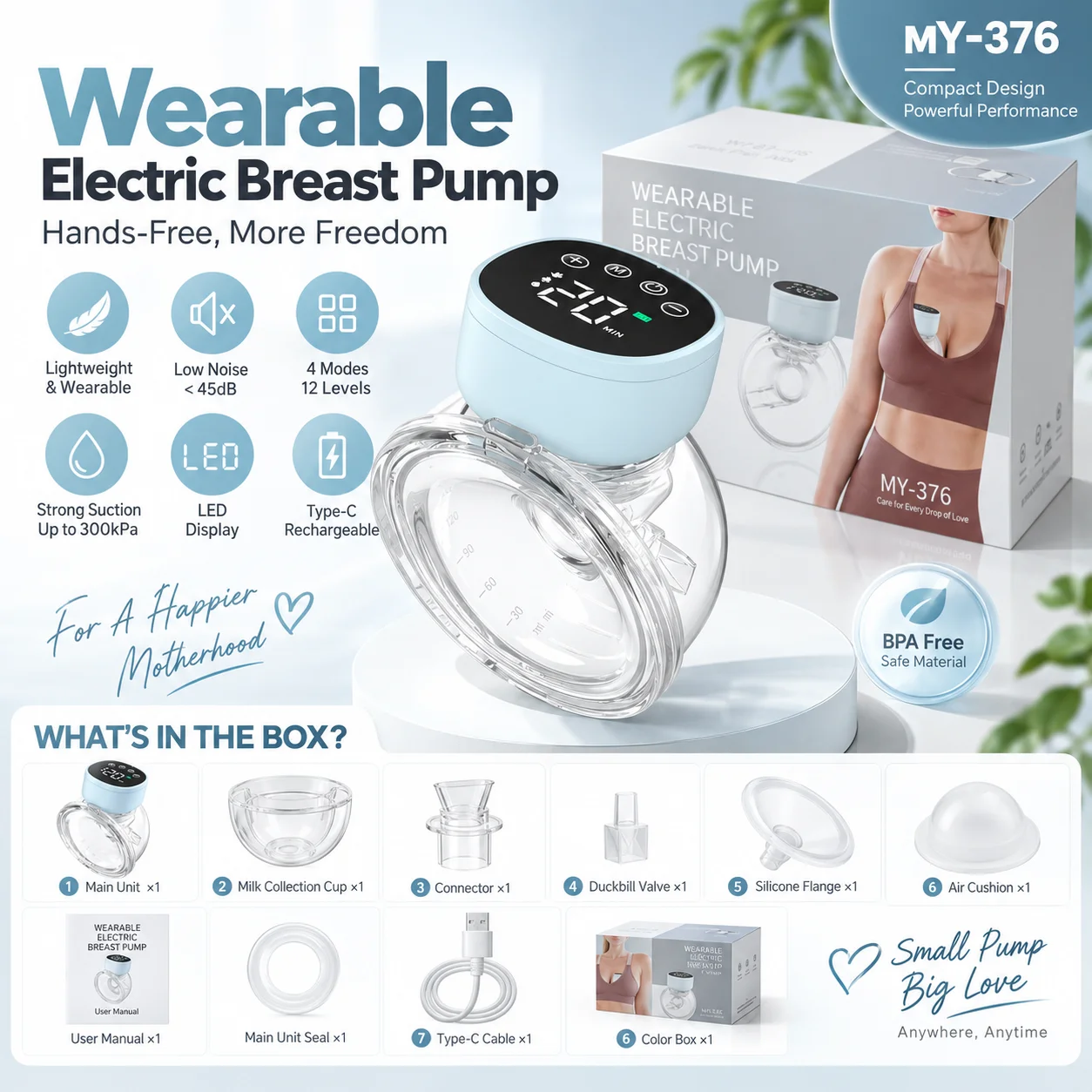 wearable-electric-breast-pump-hands-free-breastfeeding-pump-3-modes-9-levels-portable-milk-extractor-lcd-display-rechargeable