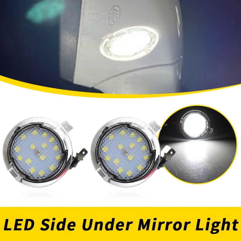 LED Side Under Mirror Puddle Light For Ford Focus C-Max Kuga Mondeo Mondeo Fusion Ranger Expedition F-150 Edge S-Max Accessories