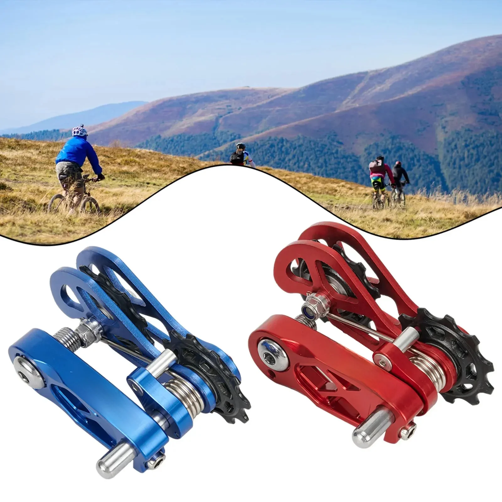 AliExpress 1pcs Bicycle Chain Tensioner Bike Chain Tensioner Use For 8 Speed Up To 12 Speed Chain Chain Guide Cycling Accessories