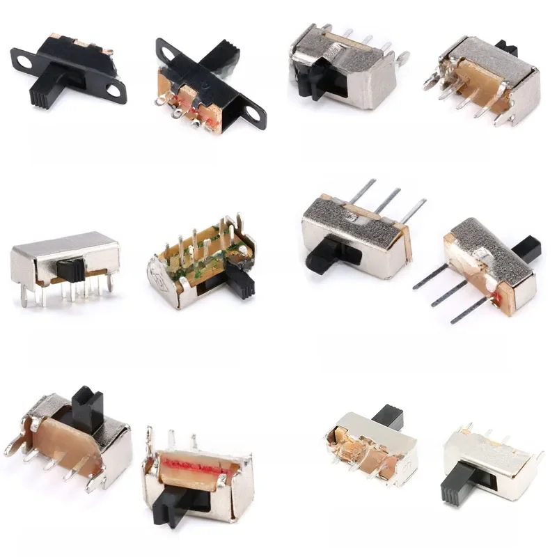20 szt SS12D00 SS12D00 SS12D00G3 SS12F15G6 SS12F15 uchwyt przełącznika Mini przełącznik 3/6mm SPDT przełącznik suwakowy 1 p2t SS12D07G3 SK12D07VG3 SS12F44G5 — zdjęcie 2