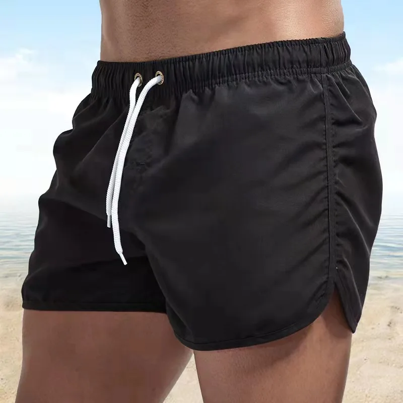 Men\'s Swim Shorts Summer Colorful Swimwear Man Swimsuit Swimming Trunks Sexy Beach Shorts Surf Board Male Clothing Pants Running