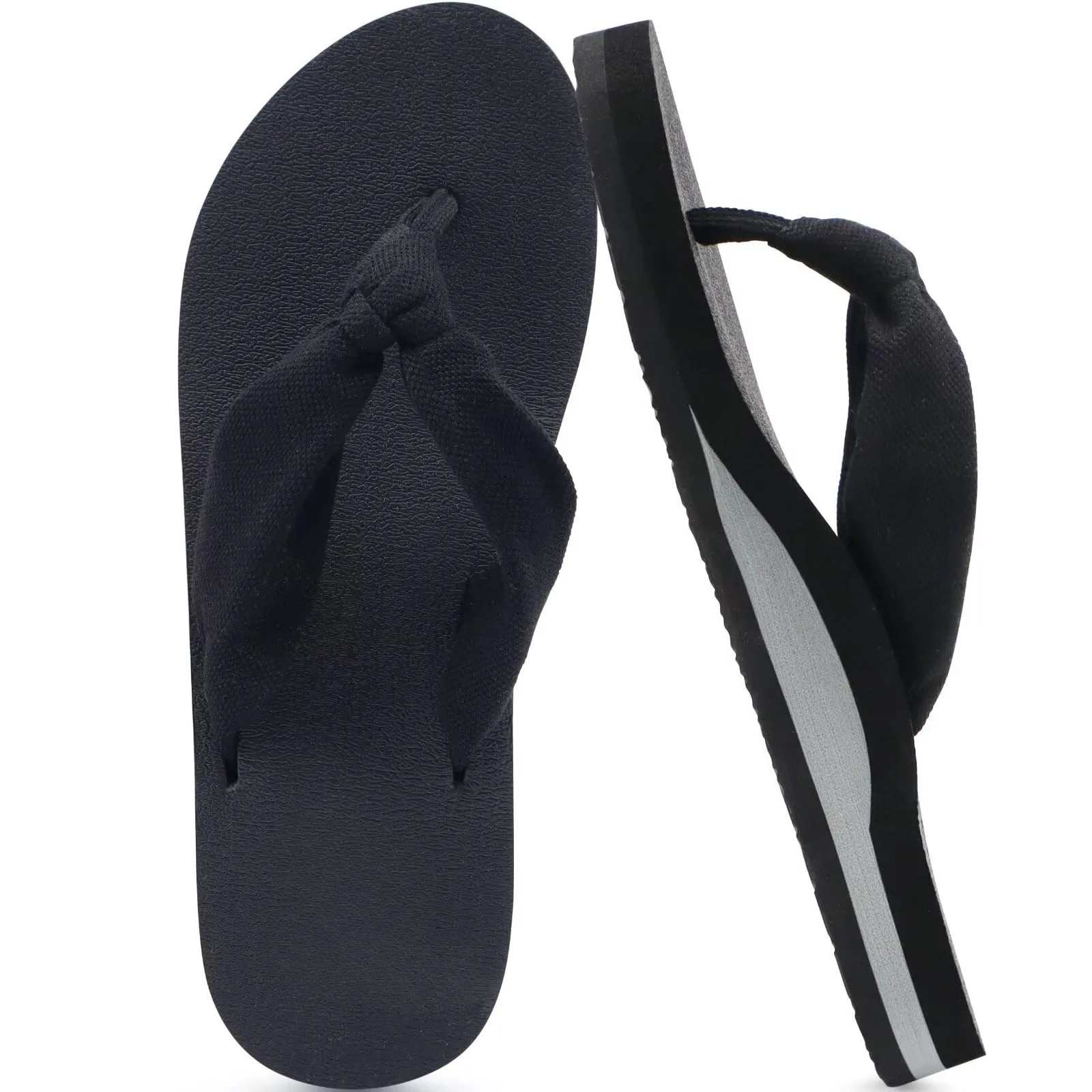 Chanclas anudadas con estilo para mujer Boho-Chic Sandalias de tanga de verano Diapositivas de playa casuales de moda