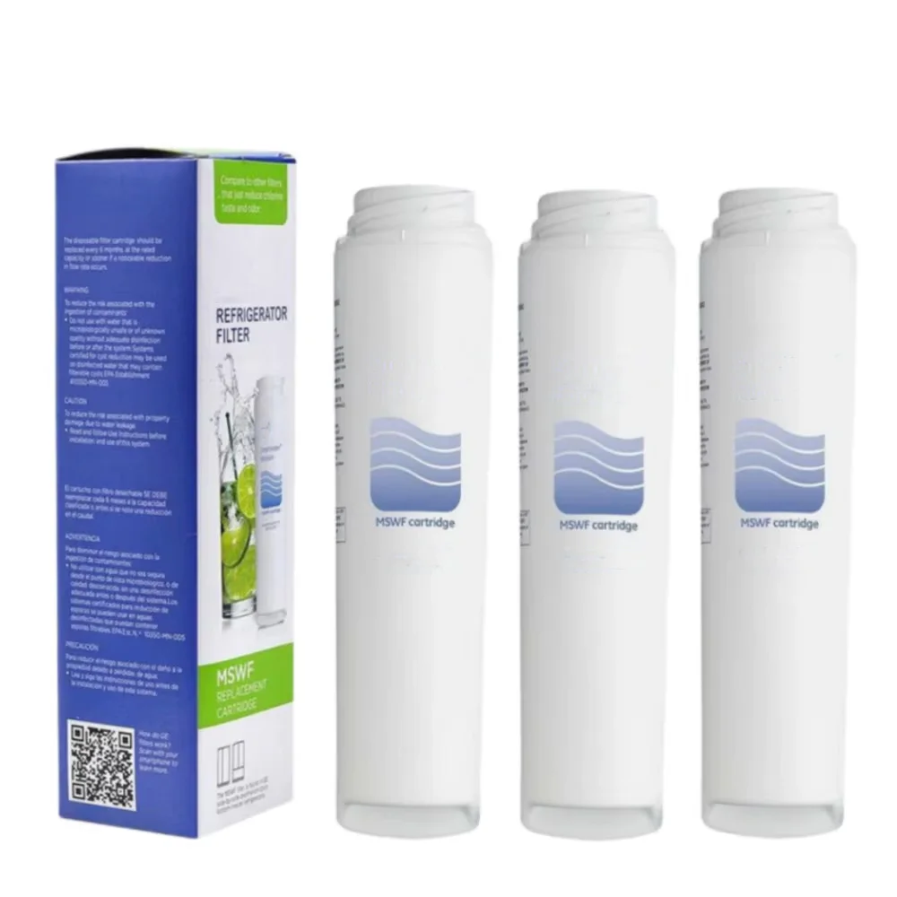 

Сменный фильтр MSWF для холодильника, для GE WR02X12345 WR02X12801 RWF1062 MSWFD WR02X12801 101821-B 238C2334P003 AP3997949