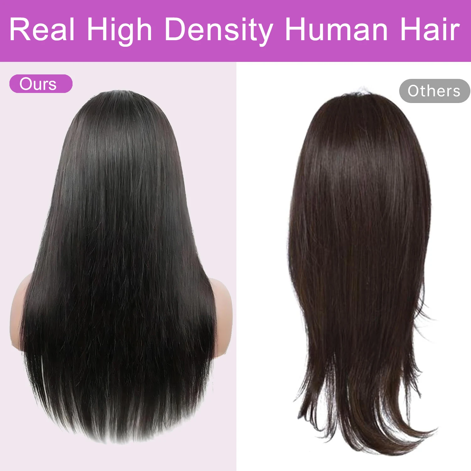 Osso Straight Cabelo Humano Lace Frontal Peruca, Glueless Perucas, HD Lace Wig, 30 ", 200 250 Densidade, 13x6