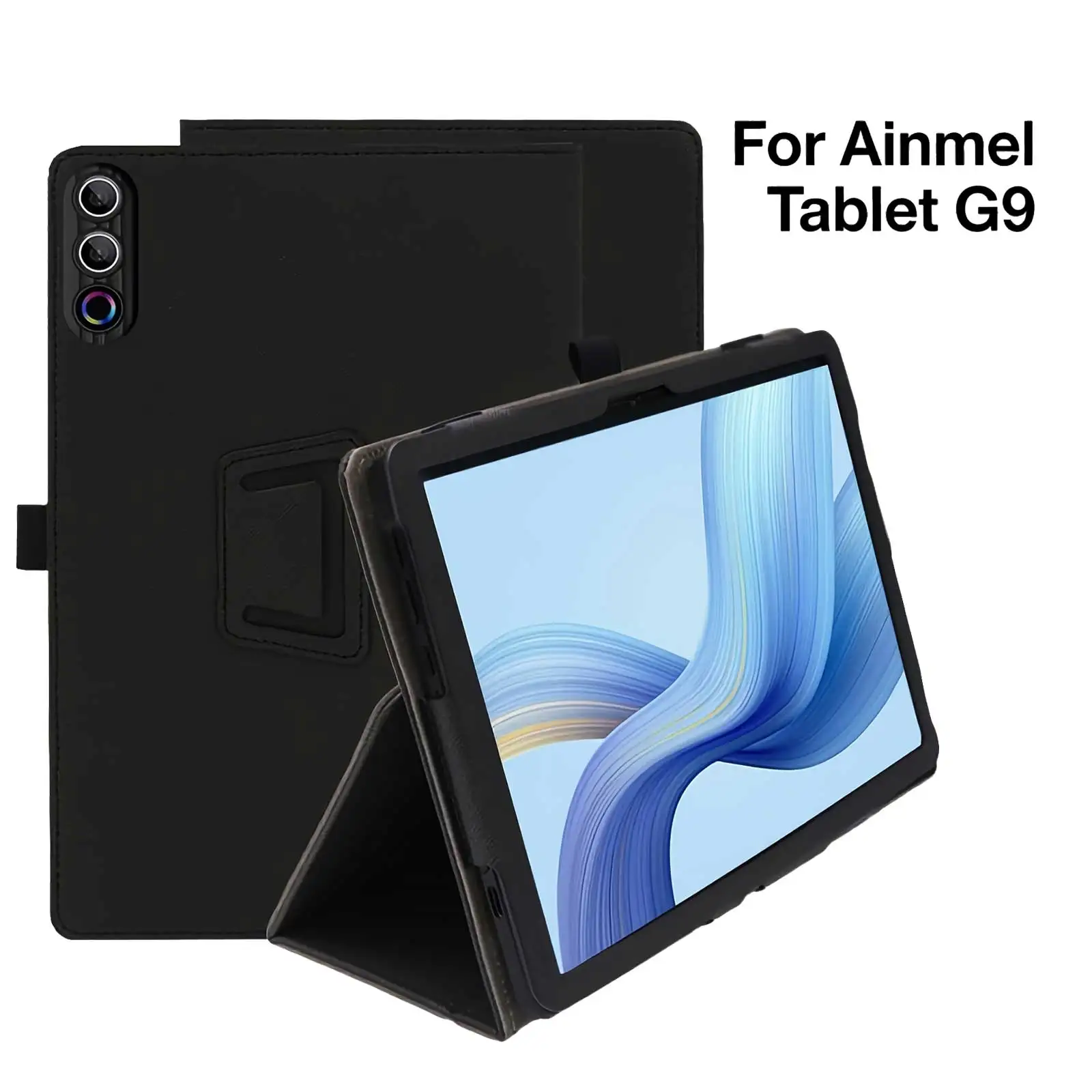 Case for Ainmel Tablet G9 11inch Protective Cover PU Leather Material Shockproof Kick-stand Function