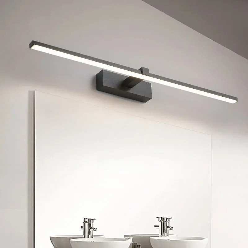 Led Spiegel Leuchten Wand Lampen Badezimmer Wasserdicht weiß schwarz LED flache lampe Moderne innen Wand lampe Badezimmer Beleuchtung machen up