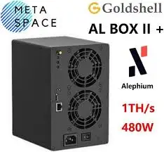 

BA BUY 4 GET 2 FREE New Gold shell коробка AL II Plus 1th/s 480W ALPH Miner ALEPHIUM Home Mining gold shell AL-BOX