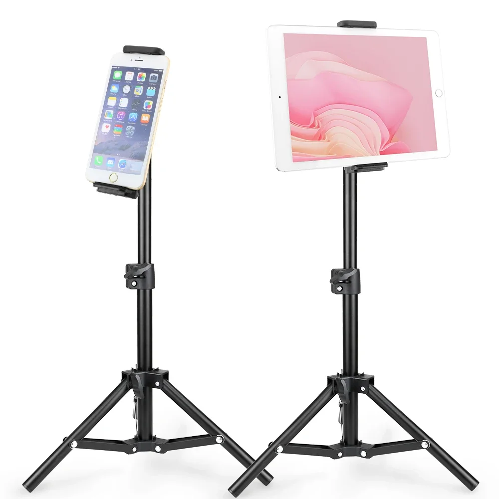 Statyw podłogowy do ipada smartfony 4 do 11 cali regulowany uchwyt do tabletu iPhone 12 Mini Pro Promax Samsung telefon komórkowy — zdjęcie produktu 7
