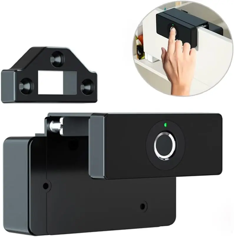 

Electronic intelligent keyless Fingerprint Drawer Cabinet lock USB charging Easy installation Anti-theft Private office Lock