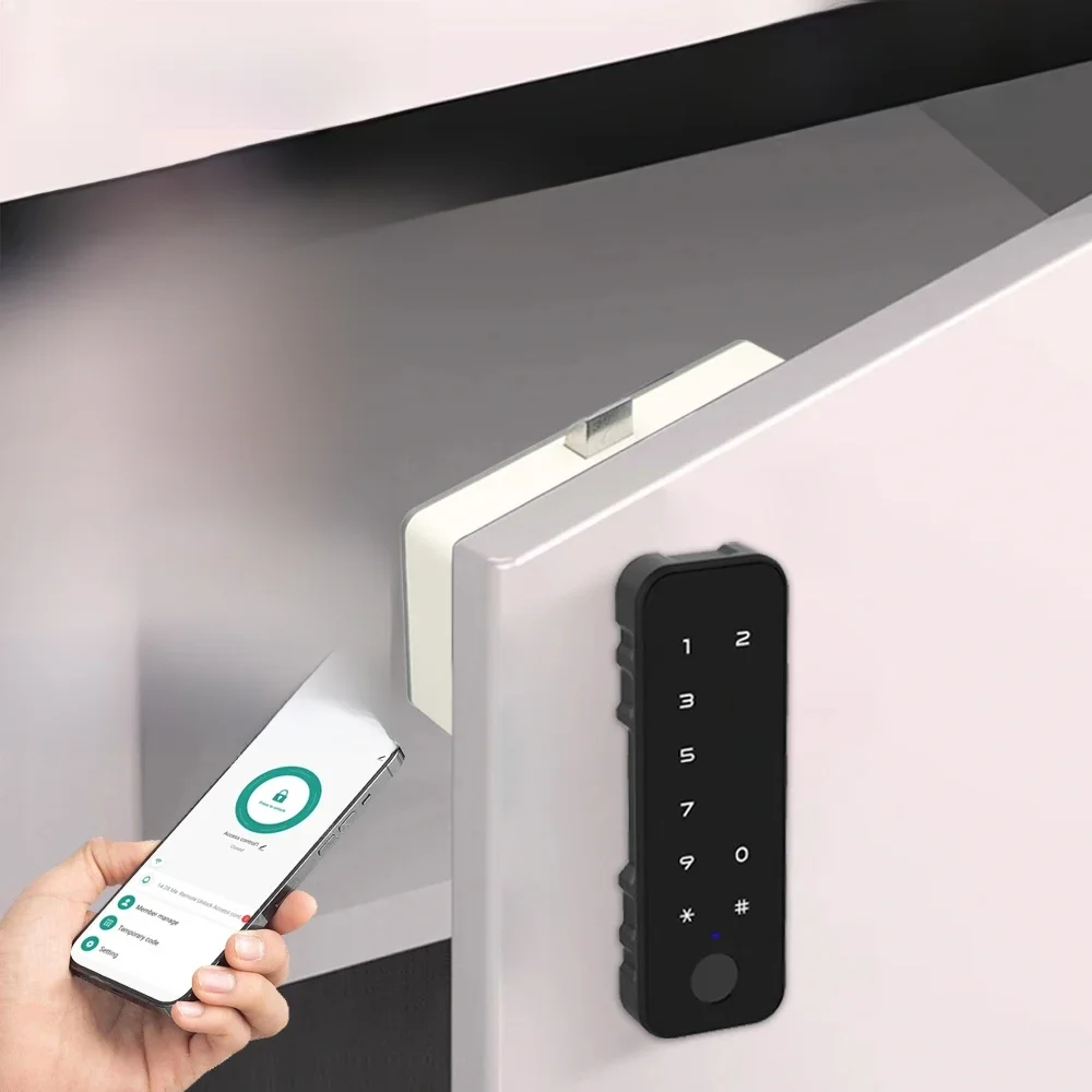 Tuya – serrure intelligente à Induction pour tiroir, serrure à empreintes digitales, carte RF, serrure électronique, meubles de garde-robe, hôtel, Sauna, casier