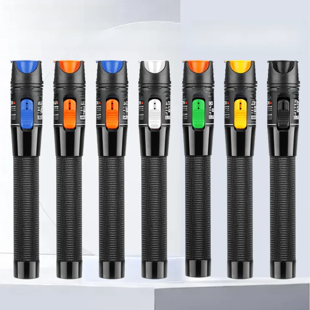Fibra Óptica Cabo Tester, ponteiro laser vermelho, Visual Fault Locator, Novo Design, VFL, FC SC, ST