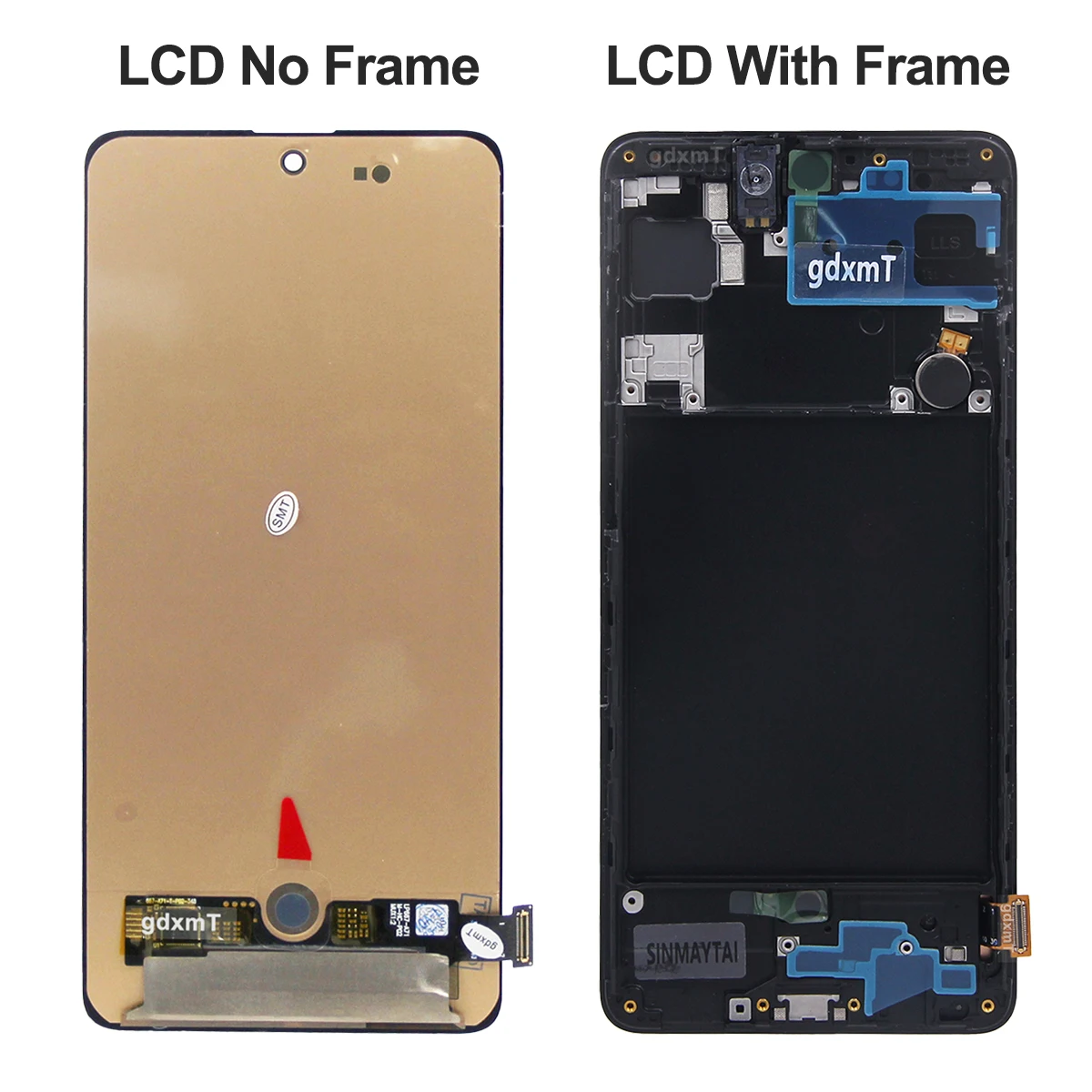 6.7\'\' AMOLED For Samsung A71 A715 Display with Frame For Samsung SM-A715F/DS SM-A715F/DSN Lcd Display Assembly Replacement