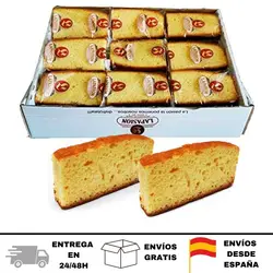 LAPASION - Bizcocho COC envuelto, ideal para desayunos y meriendas | caja 2 Kg | Producto de repostería