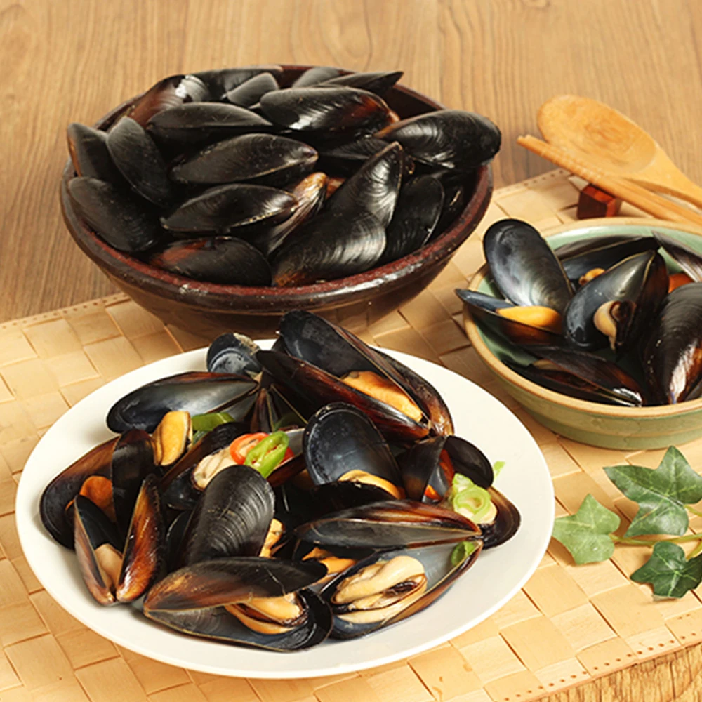 5kg de Mejillones (peso del hilo), primer aseo/mismo día tomados