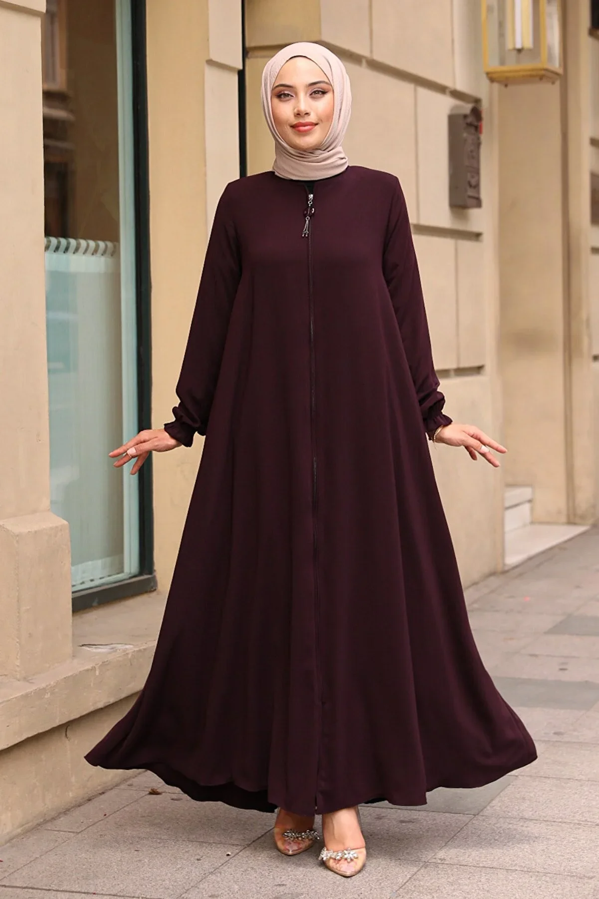 Abaya for Muslim Women Hijab Women\'s Clothing Long Sleeve Hijab Does not Cause Sweat Turkiye Dubai Hijap