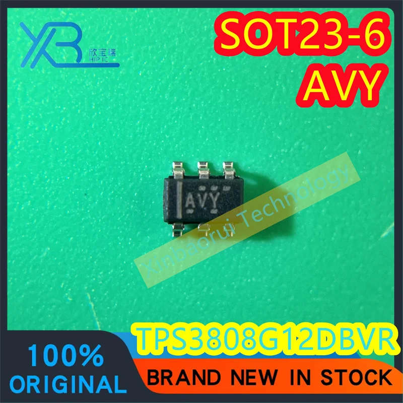 

(5/20pieces) TPS3808G12DBVR Parts Mark AVY Monitoring and Reset Chip SOT23-6 New Original Electronics Spot