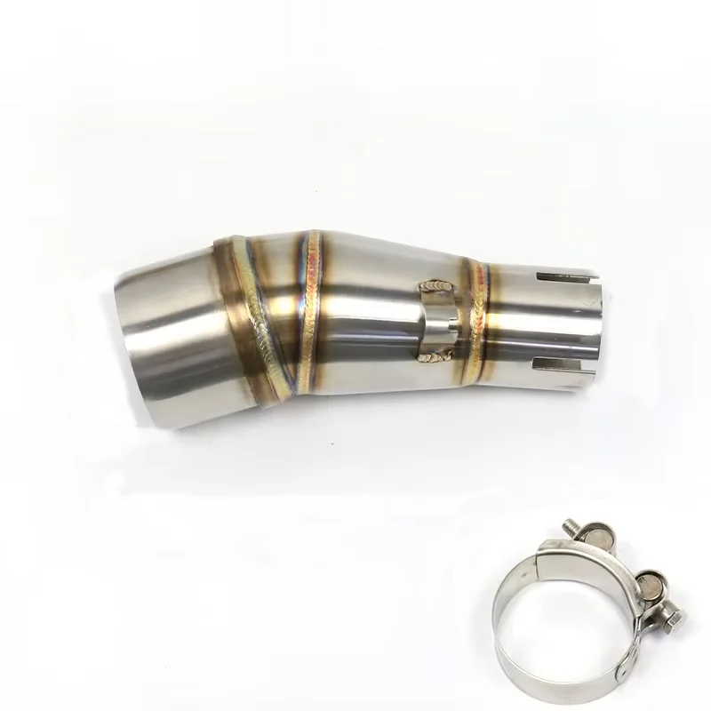 

Motorcycle Exhaust Muffler Middle Section Suitable for Yamaha R3 R25 Kawasaki Z250