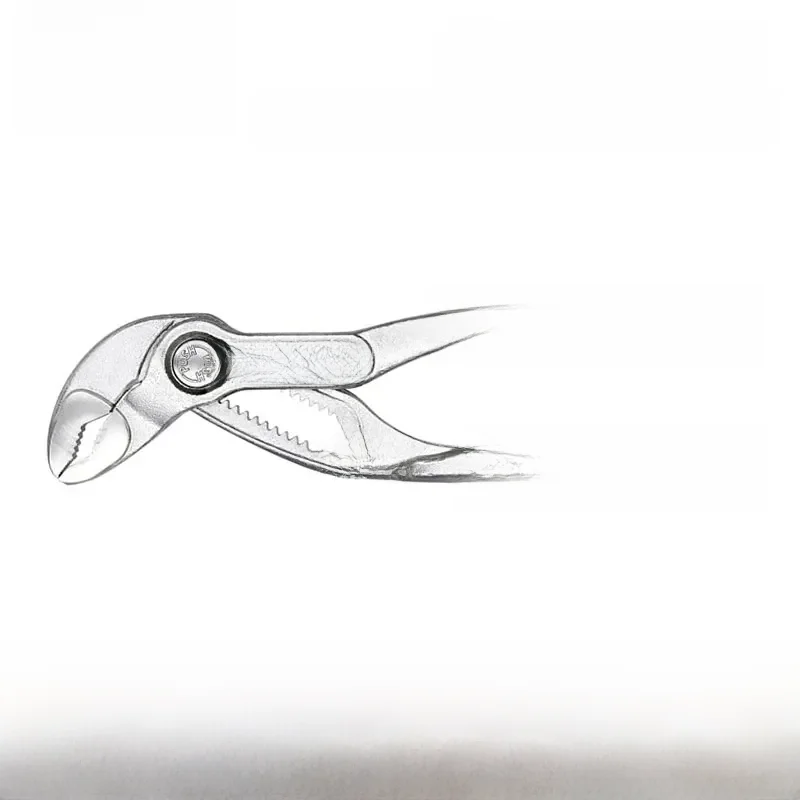 KNIPEX 87 03 125 Cobra Water Pump Pliers 5-inch Chrome-plated Non-slip Plier Tools for Turning Pulling Gripping Holding Screwing