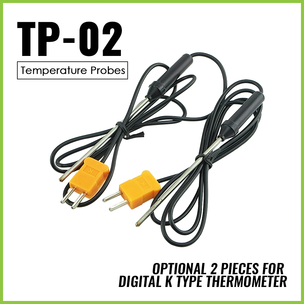 Optional 2 Temperature Probes for Digital K-Type Thermometer (DM-68022)