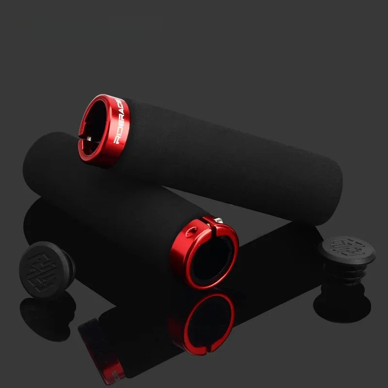 AliExpress riderace RIDERACE Bicycle Handlebar Grips Soft Sponge Anti-skid Shock-absorbing For MTB Mountain Bike Handle