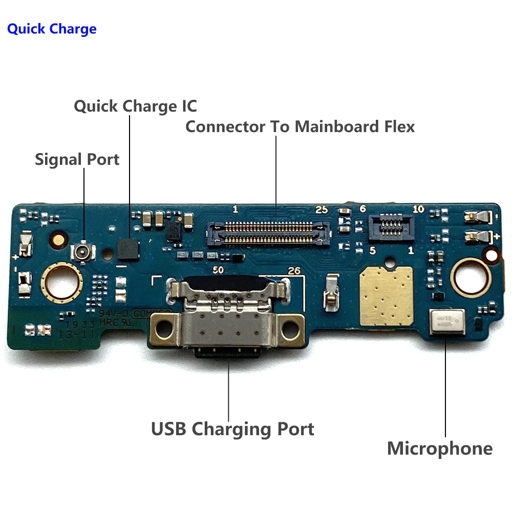 Fast Charger USB Dock Charging Dock Port Board With Mic Microphone Flex Cable For Xiaomi Mi Pad 4 Plus Pad4 Plus