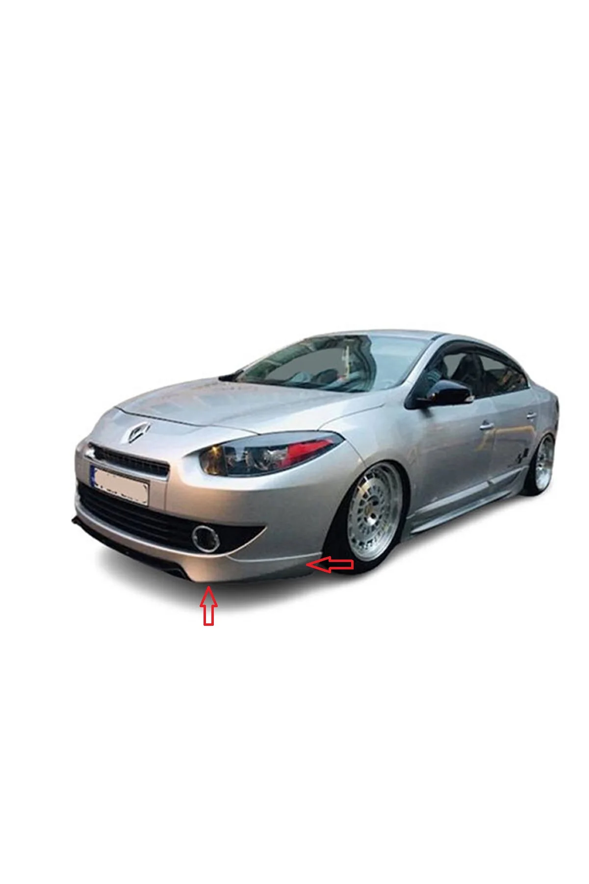 Renault Fluence (2010-2012) Bold Style Front Bumper Insert Lip(plastic) - Rocker New Styling Accesrory Modify Tuning Radio