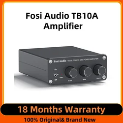 Fosi Audio TPA3116D2 Stereo Amplifier Receiver 2 Channel Mini HiFi Power Amplifier Audio For Home Speakers Bass Treble