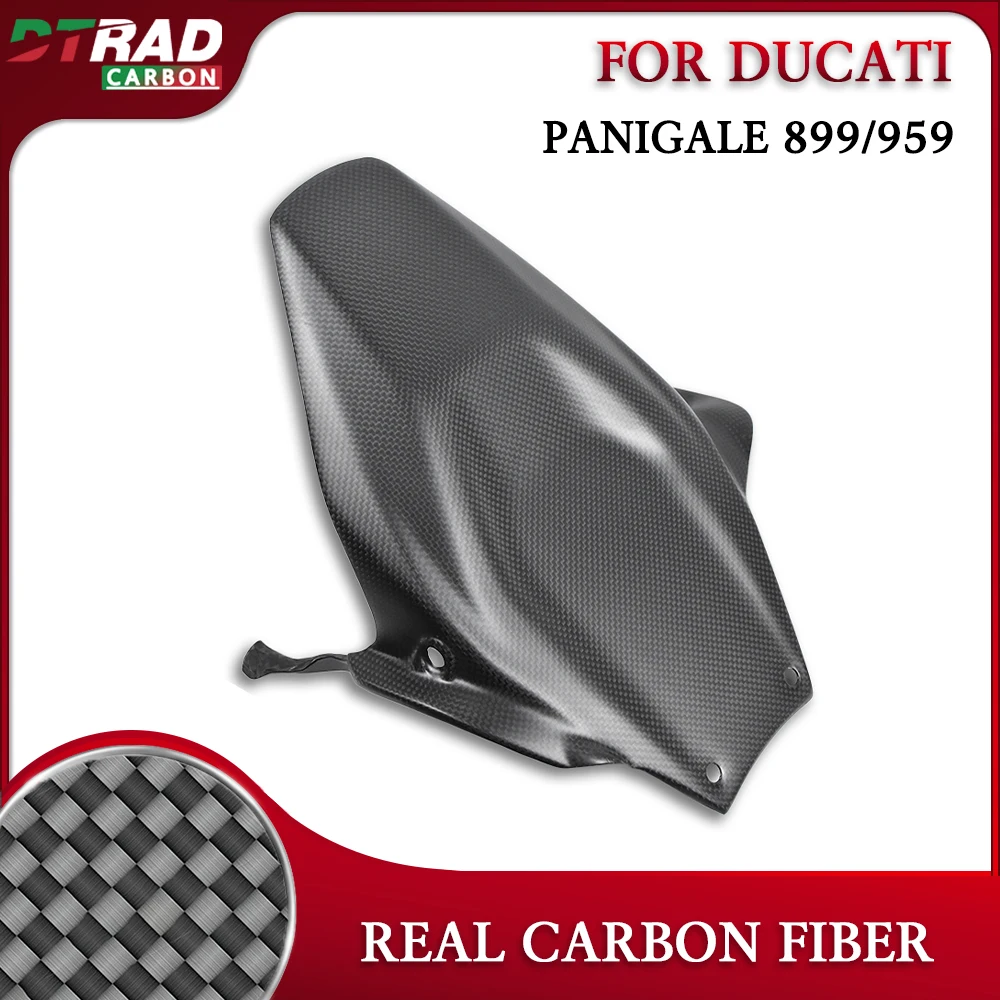 

Carbon Fiber Rear Fender Mudguard For Ducati Panigale 899 959 All Year Motorcycle Accessories Hugger Chain Guards Splash Fairing