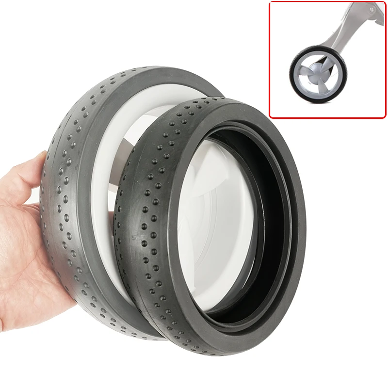 Stroller Tire For Stokke Xplory V3 V4 Dsland Doubebe Front Or Back Wheel Pushchair Tubeless Tyre Buggy Replace Accessories