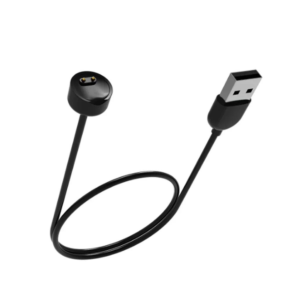 Carregador de pulseira inteligente com cabo de carregamento USB, relógio inteligente, pasta
