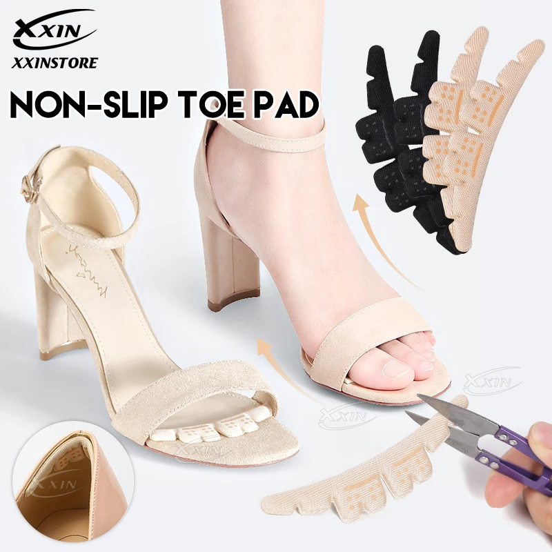 

【Xxin】1/2/3Pairs Silicone Gel Point Front Non-slip Foot Toe Pad Ladies High-heel Shoes Pad Shoe Foot care