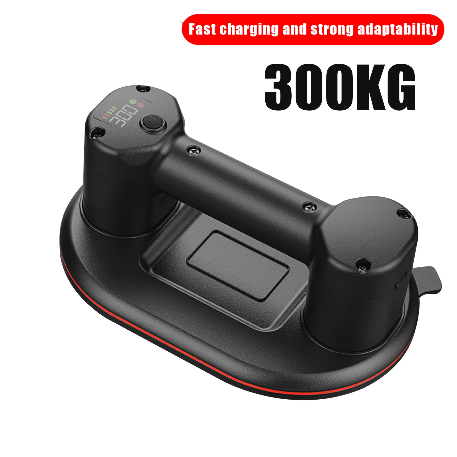 300KG Load Heavy-Duty Smart Display Large Electric Vacuum Suction Cup Glass Tile Lifter 3600mAh Vacuum Suckers Lifting Tool