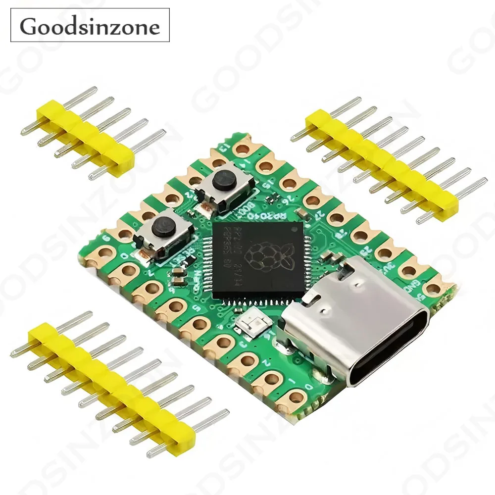 

Плата Raspberry Pi Pico Mini RP2040-Zero — двухъядерный процессор Cortex-MO + с 3 разъемами и чипом USB-C RP2040